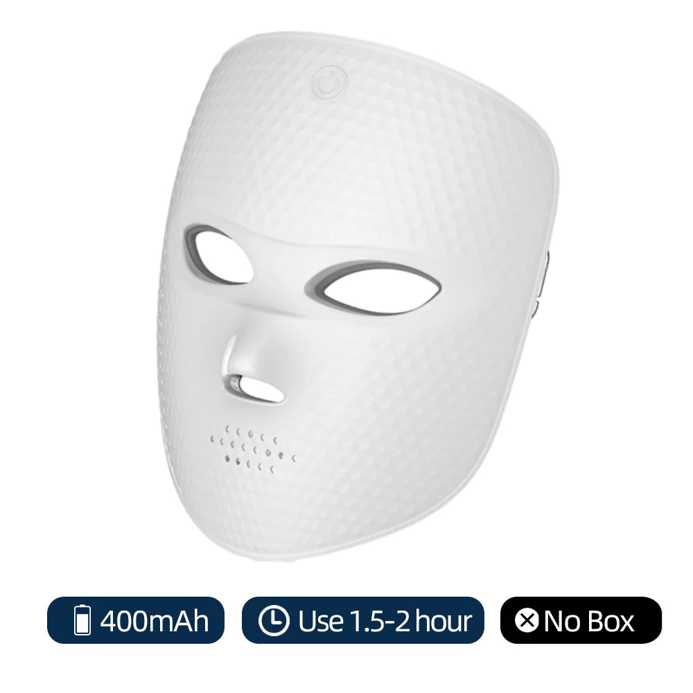 7 Colour Wireless LED Light Therapy Face Mask