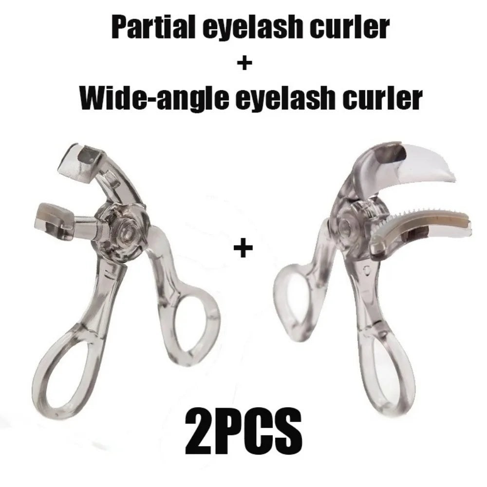 Dual-Type Eyelash Curler with Comb — Long-Lasting Natural Curl