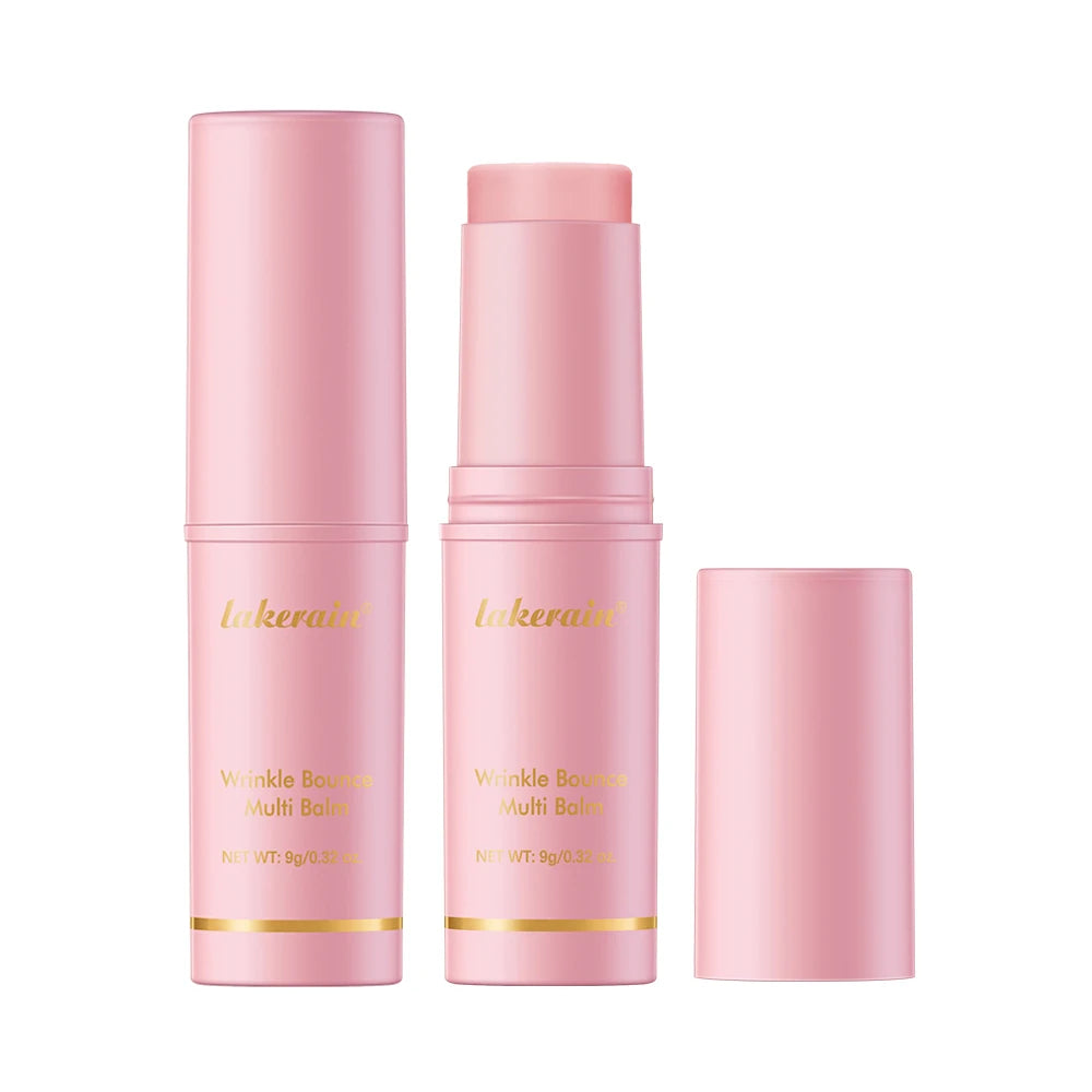 Korean Pink Hydrating Balm Stick — Multi-Use Moisturising Makeup Base