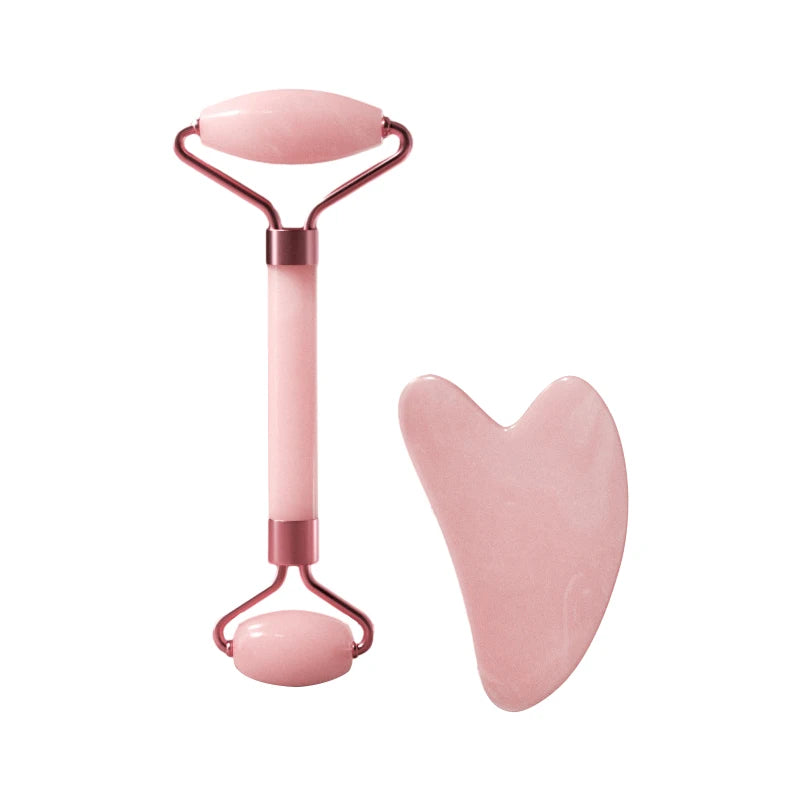 Facial Roller & Gua Sha Scraping Board Beauty Set