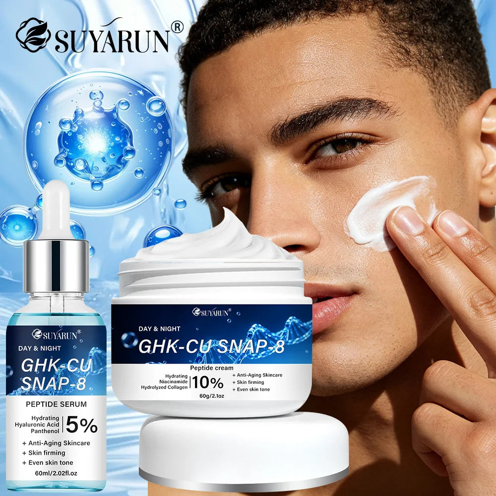 SUYARUN GHK-CU + SNAP-8 Anti-Aging Facial Moisturiser — Firming Cream & Serum