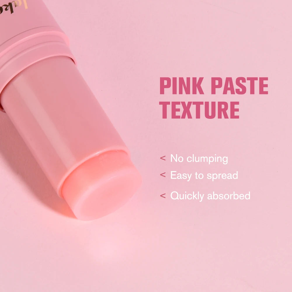 Korean Pink Hydrating Balm Stick — Multi-Use Moisturising Makeup Base