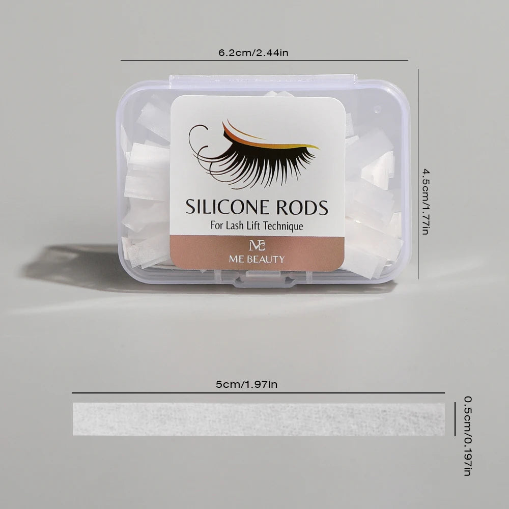 500pcs Disposable Lash Lift Pads & Eyelash Lift Rods Covers — Silicone Curler Tapes